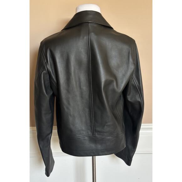 Versace Men's Blouson Leather Jacket Black 40 US (50 Euro) IT 1012178 NWT $3600 - Picture 10 of 16